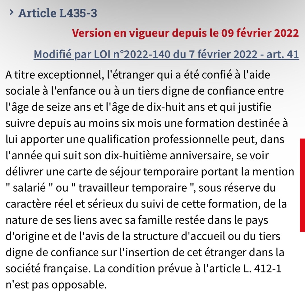 Admission des jeunes majeurs confiés à l’aide sociale à l’enfance entre 16 et 18 ans : précisions du Conseil d’Etat