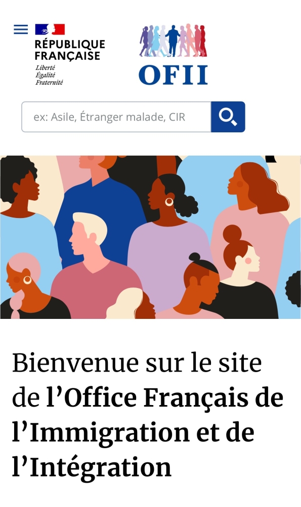 Le site de l’OFII pour tout savoir sur les réfugiés, sur le regroupement familial et les étrangers malades 